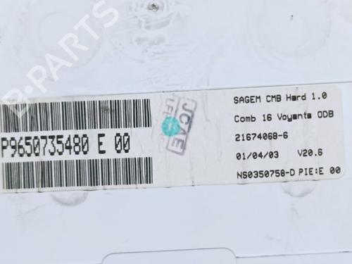 Instrument cluster CITROËN C3 I (FC_, FN_) 1.4 HDi | BP10285844C47 