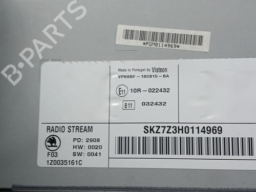 Radio SKODA OCTAVIA II (1Z3)  | BP18783357E6 