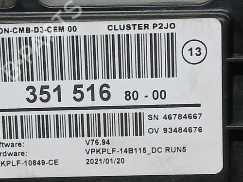 Instrument cluster OPEL CORSA F (P2JO) 1.5 (68) | BP24676124C47 
