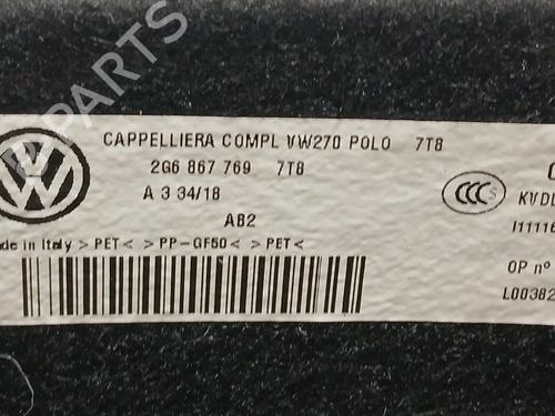 Rear parcel shelf VW POLO VI (AW1, BZ1, AE1) 1.0 | BP36221314C85 - Image 3