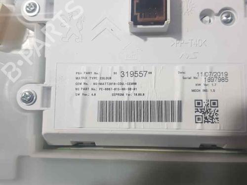 Instrument cluster PEUGEOT 208 I (CA_, CC_)  | BP5078039C47 