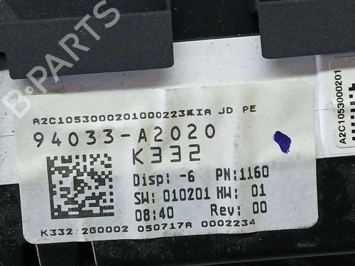 Instrument cluster KIA CEE'D (JD)  | BP19125832C47 