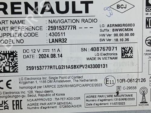 Radio RENAULT CAPTUR II (HF_) 1.0 TCe 90 ECO-G (HFM6) | BP39174155E6 - Image 3