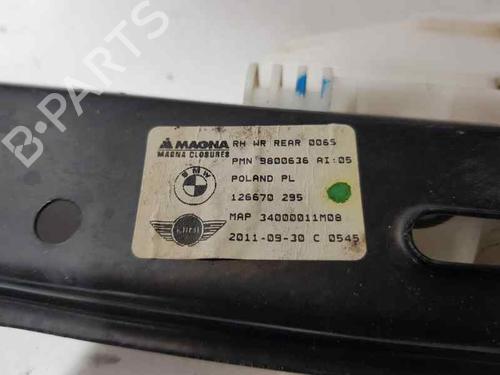 Rear right window mechanism MINI MINI CLUBVAN (R55) One | BP6092177C25 