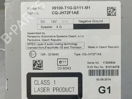 Radio HONDA CR-V IV (RM_)  | BP8127283E6 