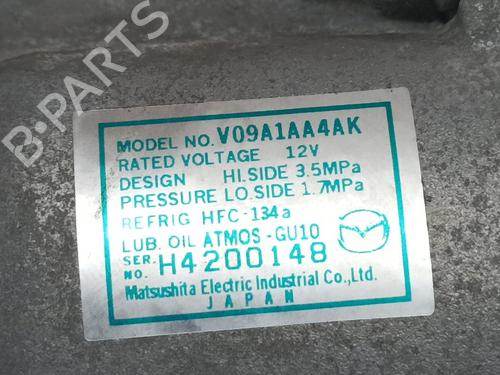 AC compressor MAZDA 2 (DE_, DH_)  | BP3731743M34 