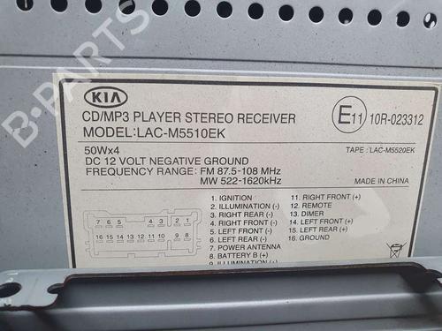 Radio KIA RIO II (JB) 1.5 CRDi | BP11839441E6 