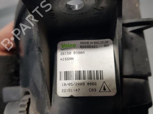 Right front fog light NISSAN QASHQAI / QASHQAI +2 I (J10, NJ10, JJ10E)  | BP9038172C31 