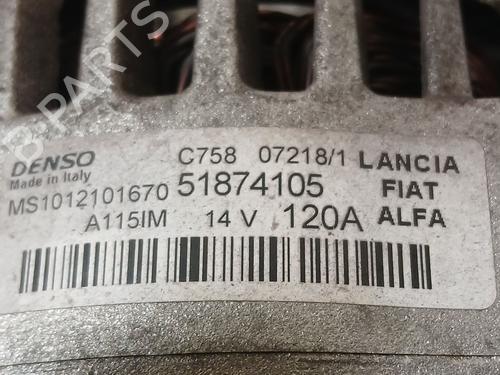 Alternator FIAT 500 (312_) 0.9 (312AXM1B) | BP38174365M7 - Image 4