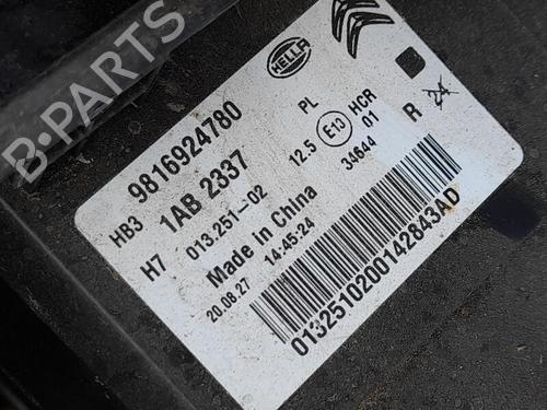 Right headlight CITROËN C5 AIRCROSS (A_) 1.2 PureTech 130 (ARHNSJ) | BP29754108C29 