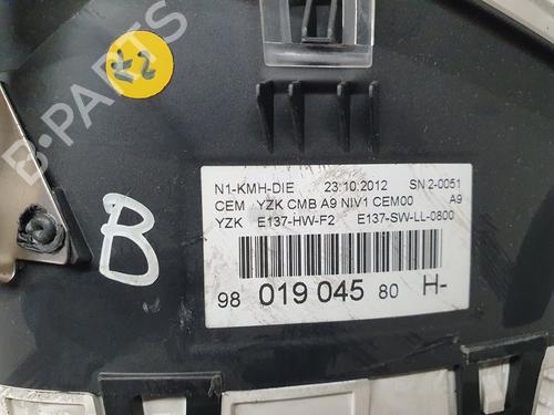 Instrument cluster PEUGEOT 208 I (CA_, CC_) | BP13814844C47