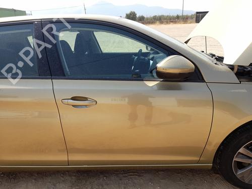 Used Right front door PEUGEOT 308 II (LB_, LP_, LW_, LH_, L3_) 1.2 THP 110 (110 hp) 28130213