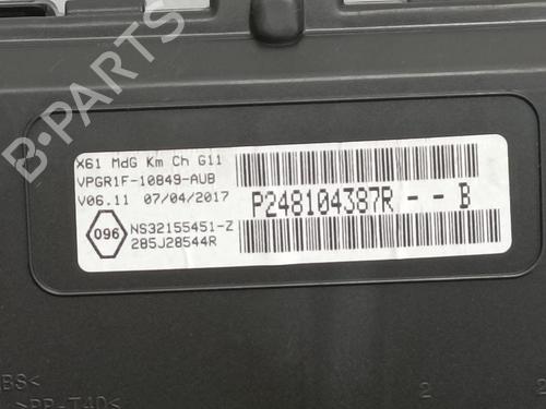Instrument cluster RENAULT KANGOO / GRAND KANGOO II (KW0/1_)  | BP9849715C47 
