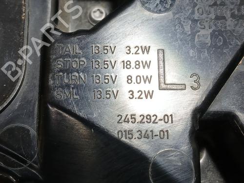 Left taillight TESLA MODEL Y (5YJY) Long Range All-wheel Drive | BP40194950C34 - Image 3