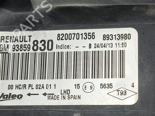 Right headlight OPEL VIVARO A Bus (X83) 2.0 CDTI (F7, J7, A07) | BP25490519C29 