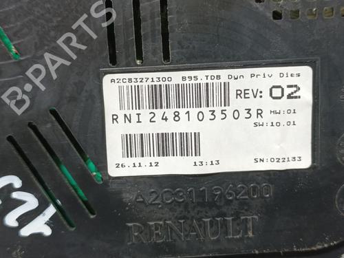 Instrument cluster RENAULT MEGANE III Hatchback (BZ0/1_, B3_)  | BP4964858C47 