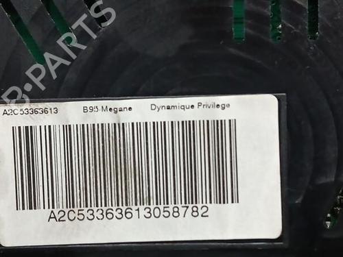Instrument cluster RENAULT MEGANE III Hatchback (BZ0/1_, B3_)  | BP20856187C47 