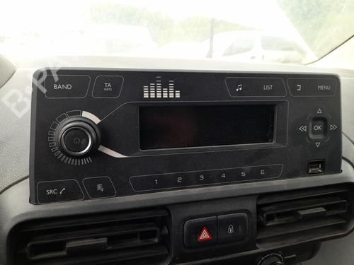 Used Radio PEUGEOT PARTNER Box Body/MPV (K9) 1.5 BlueHDi 100 (102 hp) 29885321