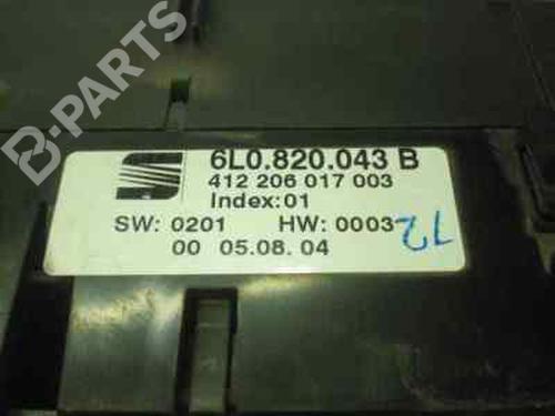 Climate control SEAT IBIZA III (6L1)  | BP599624I5 