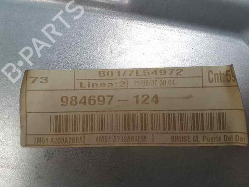 Front right window mechanism FORD FOCUS II (DA_, HCP, DP)  | BP3117656C23 