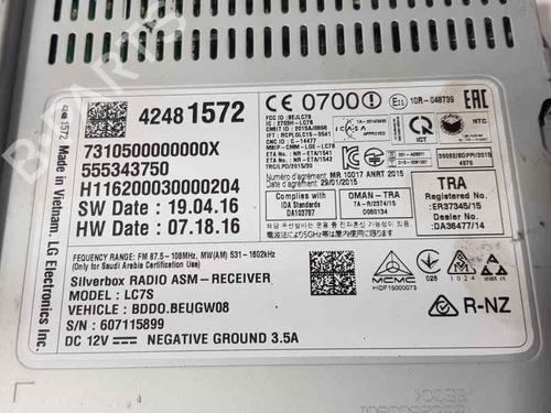 Radio OPEL ASTRA K (B16)  | BP13391404E6 