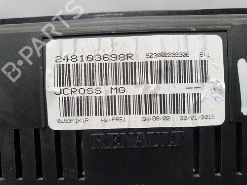 Instrument cluster RENAULT SCÉNIC III (JZ0/1_)  | BP5213749C47