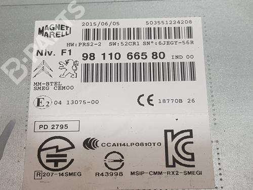 Radio PEUGEOT 208 I (CA_, CC_)  | BP8501838E6 