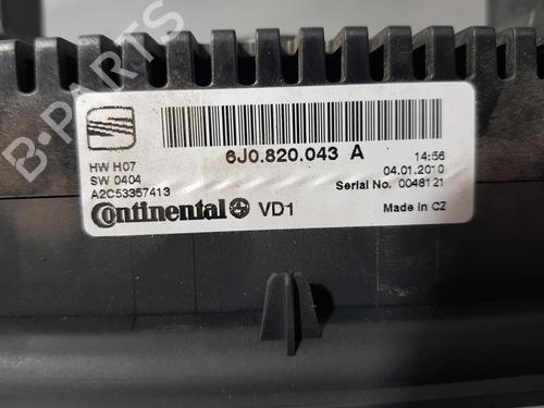 Climate control SEAT IBIZA IV (6J5, 6P1)  | BP8641690I5 