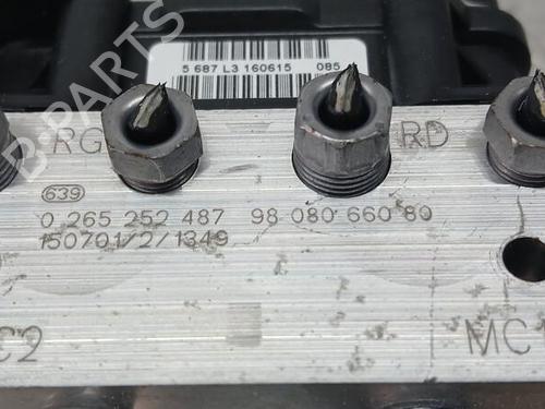 ABS pump PEUGEOT 3008 I MPV (0U_) 1.6 BlueHDi 120 | BP27805576M43 