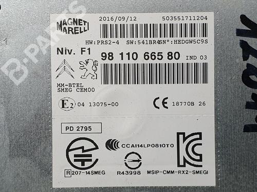 Electronic module PEUGEOT 208 I (CA_, CC_)  | BP9128020M83 