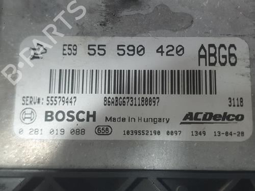 Engine control unit (ECU) OPEL INSIGNIA A (G09) 2.0 CDTI (68) | BP39600574M57 - Image 4