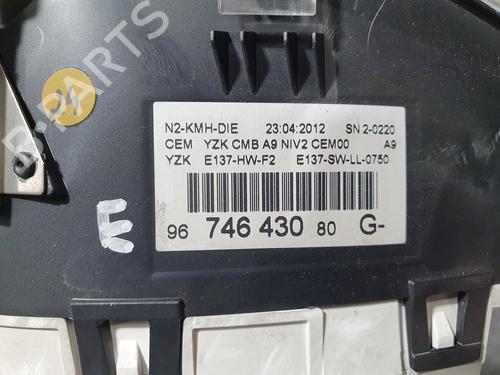 Instrument cluster PEUGEOT 208 I (CA_, CC_)  | BP14925165C47 