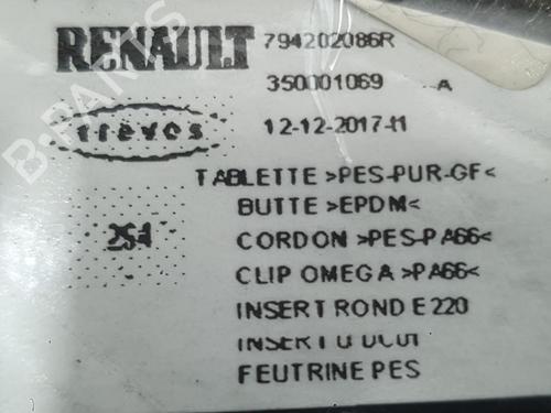 Rear parcel shelf RENAULT MEGANE IV Hatchback (B9A/M/N_) 1.2 TCe 130 (B9MR) | BP38073526C85 - Image 3