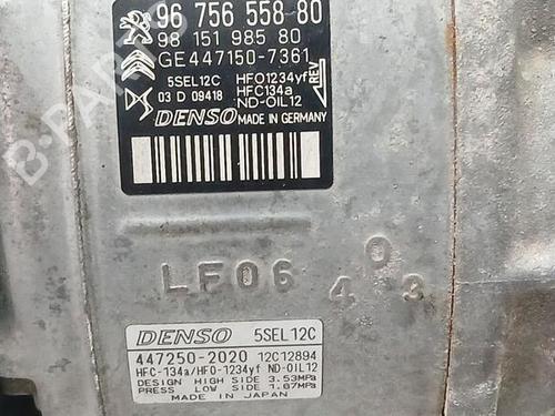 AC compressor CITROËN C3 AIRCROSS II (2R_, 2C_)  | BP16075895M34 