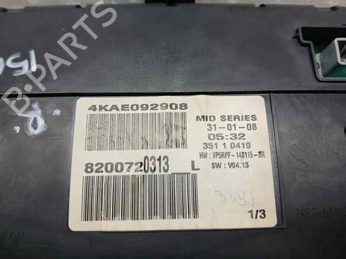 Instrument cluster RENAULT MEGANE II (BM0/1_, CM0/1_)  | BP18340885C47 