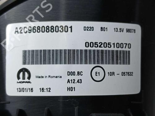 Instrument cluster FIAT TIPO Saloon (356_, 357_)  | BP16371601C47 