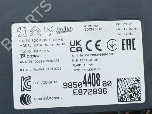 Electronic module PEUGEOT 308 III (FB_, FH_, FP_, F3_, FM_)  | BP18240329M83 