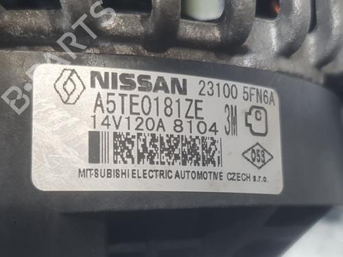Alternator NISSAN MICRA V (K14) 0.9 IG-T | BP30126622M7 - Image 5