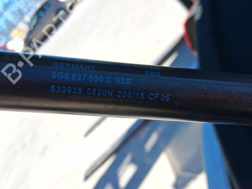 Gasdæmper bagklap Gasdæmper bagklap VW GOLF VII (5G1, BQ1, BE1, BE2) 1.4 TSI (125 hp) 33854123 33854123