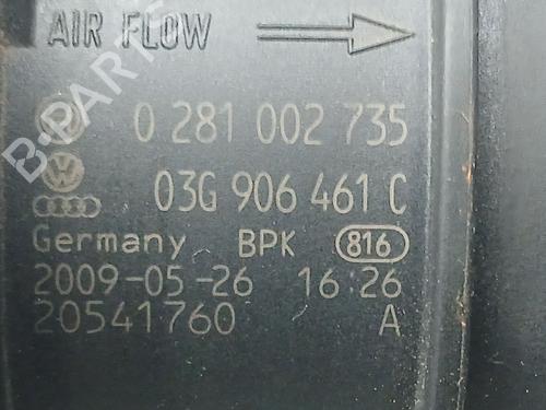 Mass air flow sensor VW TRANSPORTER T5 Bus (7HB, 7HJ, 7EB, 7EJ) 2.5 TDI | BP27459174M95 