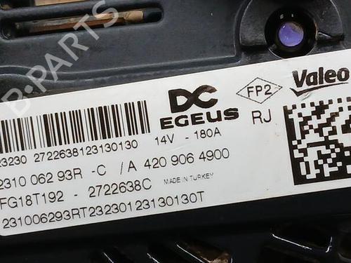 Alternator RENAULT EXPRESS Box Body/MPV 1.5 Blue dCi 75 (F6AA) | BP29029560M7