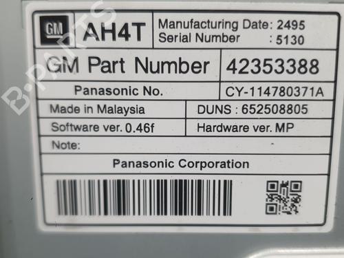 Electronic module OPEL ZAFIRA TOURER C (P12) 1.6 CDTI (75) | BP38096056M83 - Image 5
