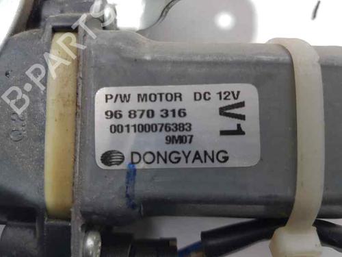 Front left window mechanism CHEVROLET AVEO / KALOS Hatchback (T250, T255) 1.4 | BP4927193C22