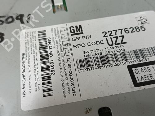 Radio CHEVROLET CRUZE Hatchback (J305)  | BP15963531E6 