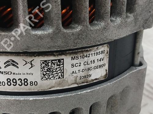 Alternator PEUGEOT 2008 II (UD_, US_, UY_, UJ_, UR_, UC_) 1.5 BlueHDI 100 | BP30006944M7