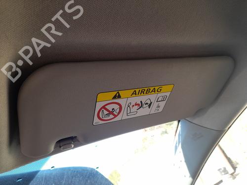 Used Right sun visor TOYOTA AURIS (_E18_) 1.4 D-4D (NDE180_, NDE180R) (90 hp) 30710595