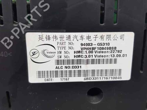 Instrument cluster KIA NIRO I (DE)  | BP16752785C47 