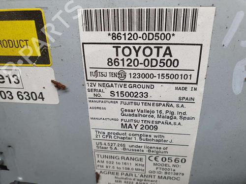 Radio TOYOTA YARIS (_P9_)  | BP16397172E6