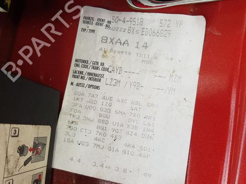 Left rear door AUDI A1 Sportback (8XA, 8XF) 1.6 TDI | BP30305218C4