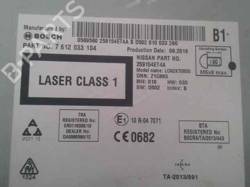 Electronic module NISSAN QASHQAI II (J11, J11_)  | BP1940159M83 